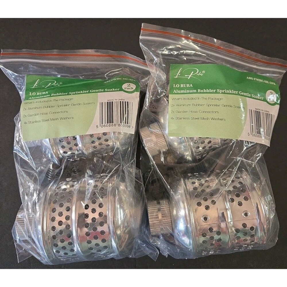 Garden Hose Bubbler Soaker Watering Irrigation Sprinkler Head Lot Of 4 New